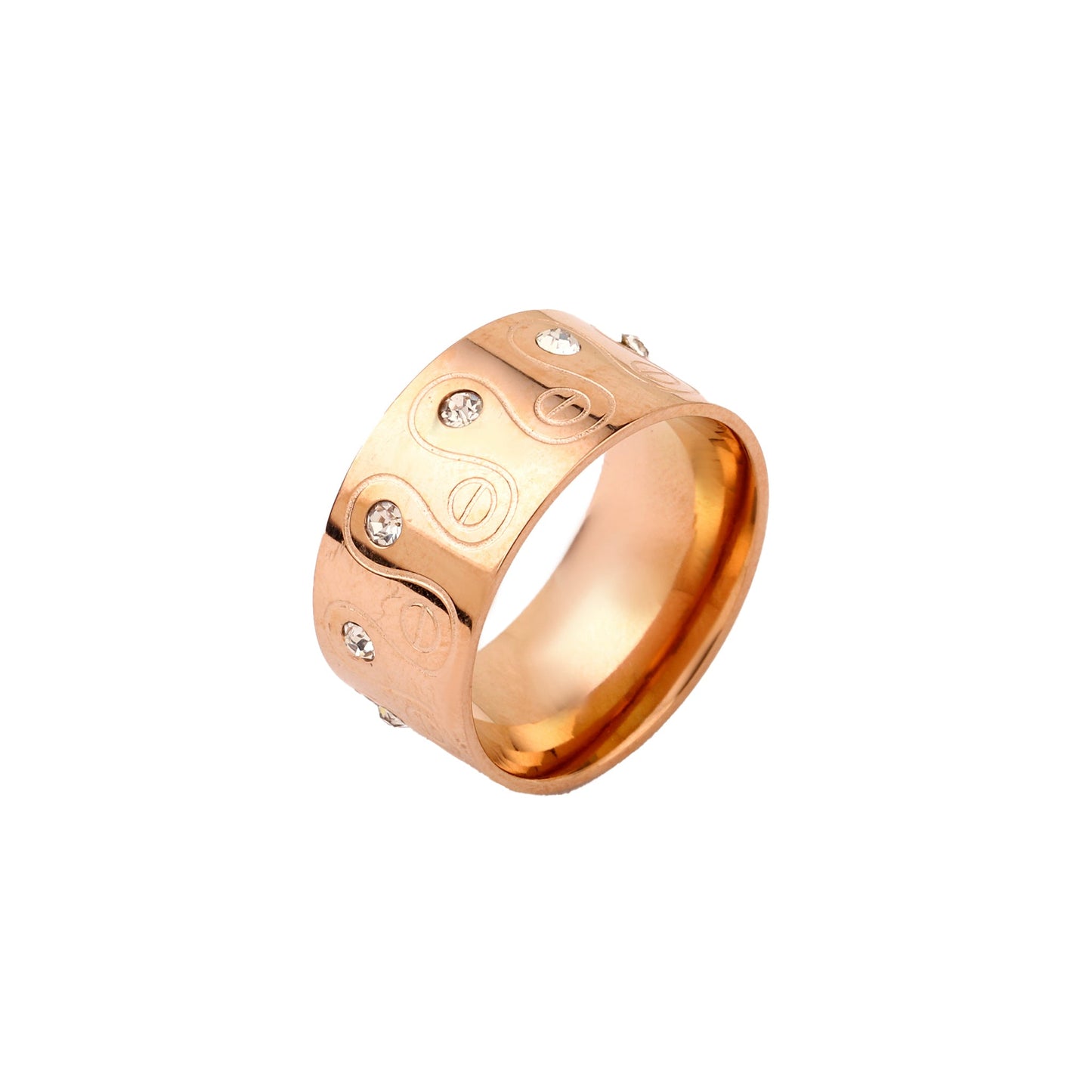 Shamanic Circlet Rose Gold Ring