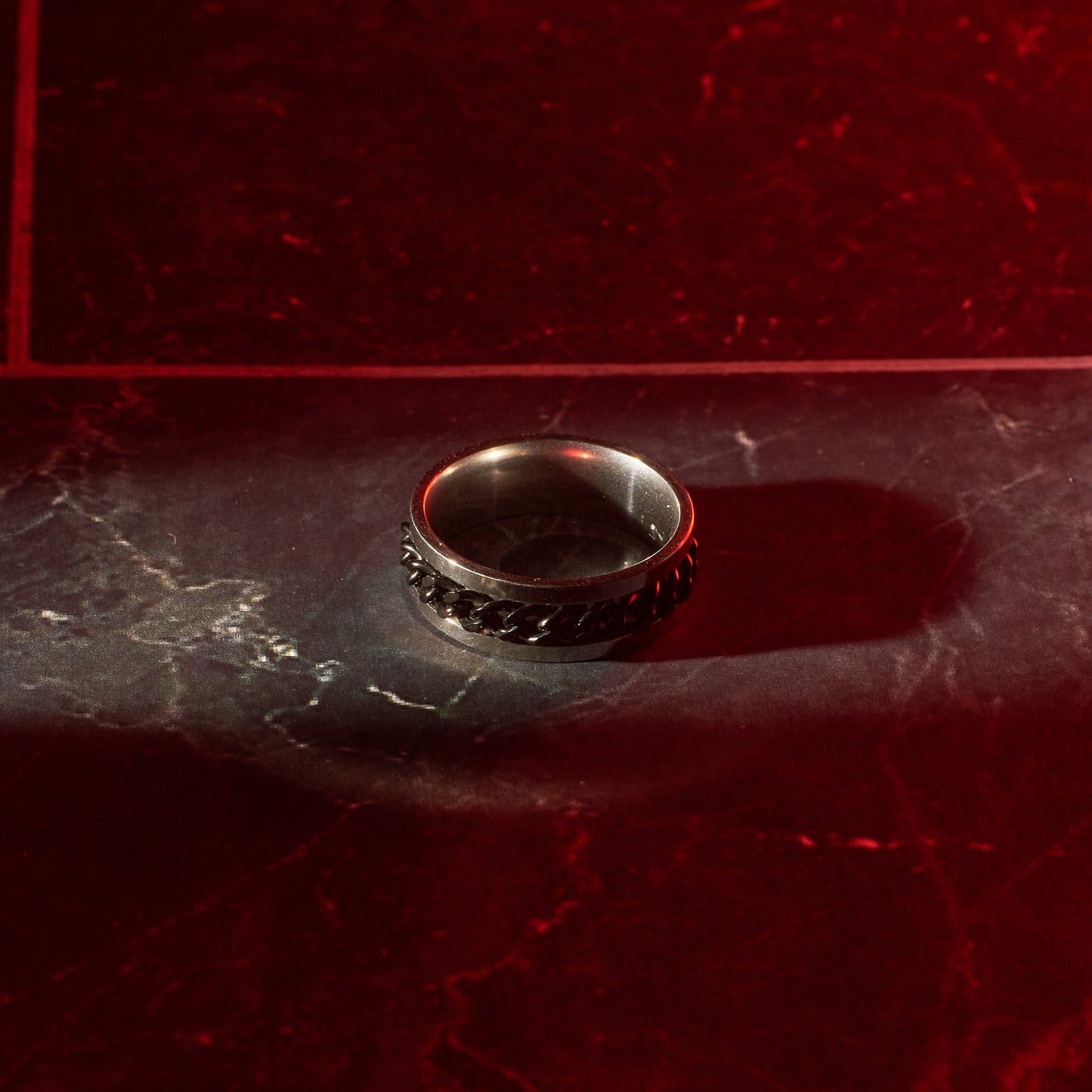 Jared Black Chain Ring | Salty