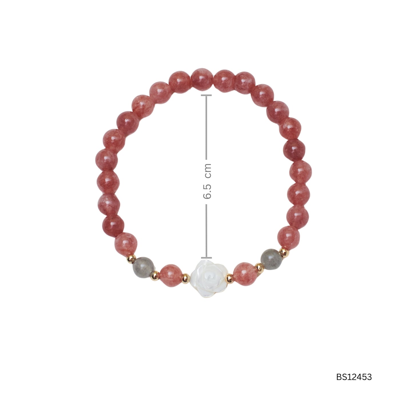 Lily Crystal Beaded Band Salty