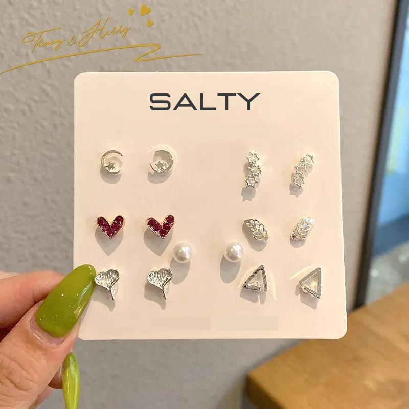 "Love in the air" Weekly 7 Studs Earrings