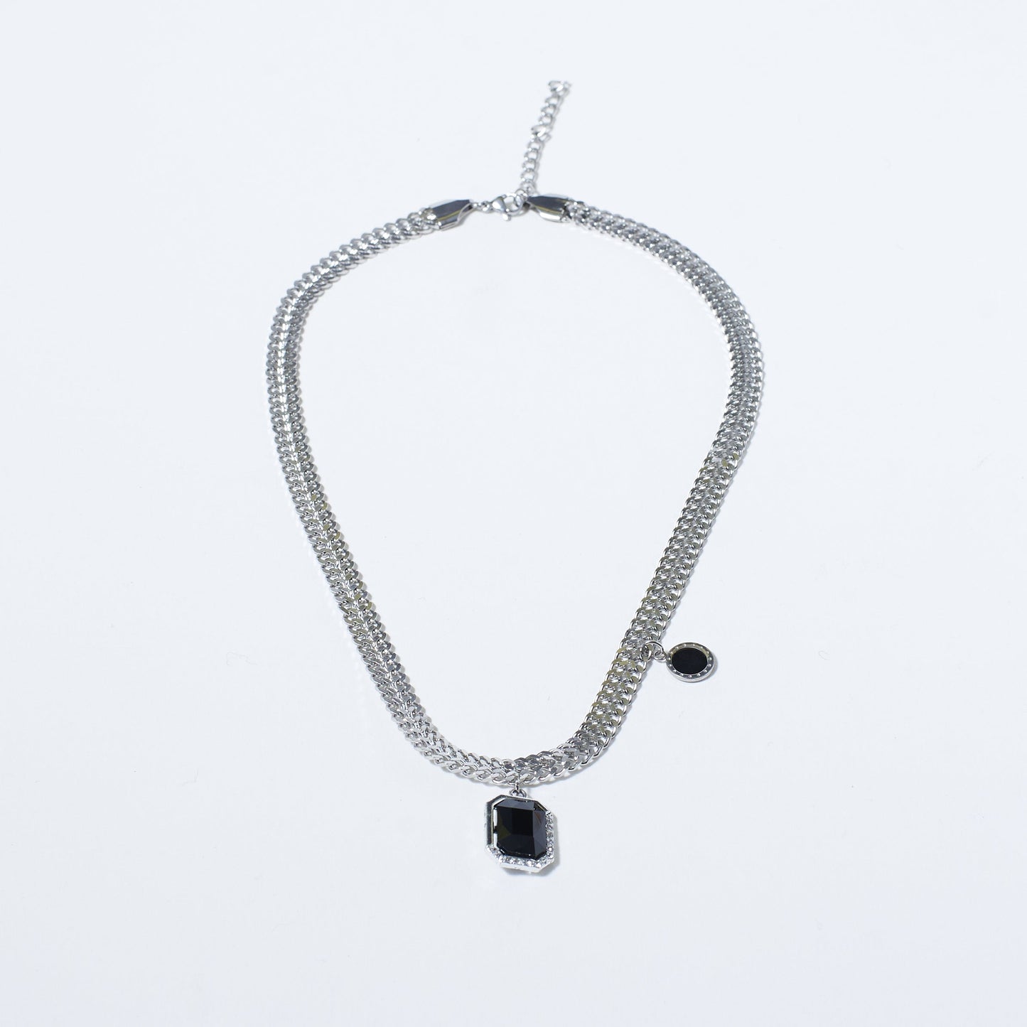 Luna Lithos Black Stone Necklace Salty Alpha
