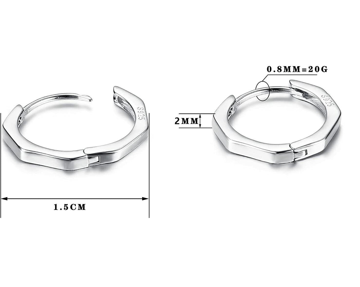 Titan Twists Silver Earrings | Salty