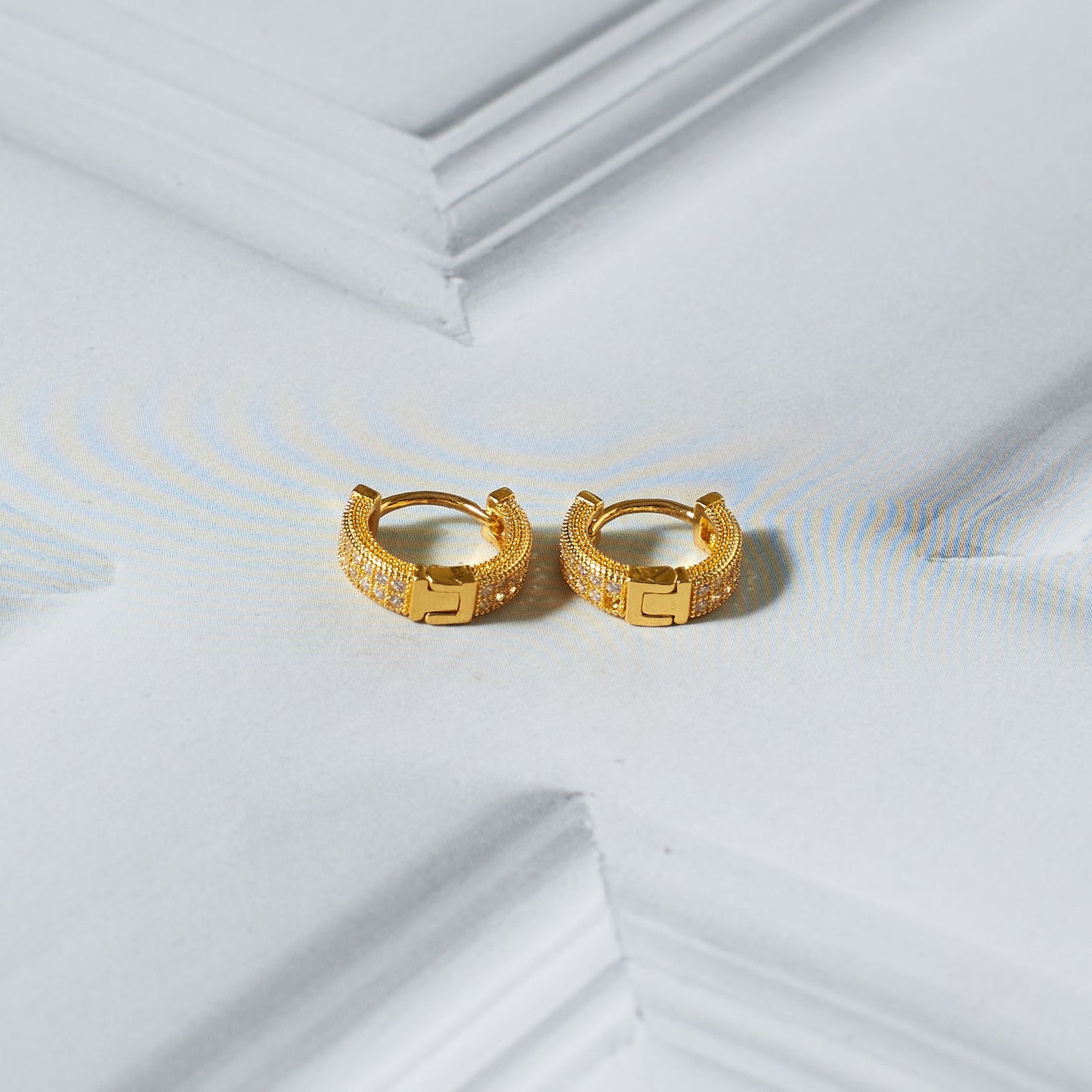 Sophisticated Golden Earrings | Salty