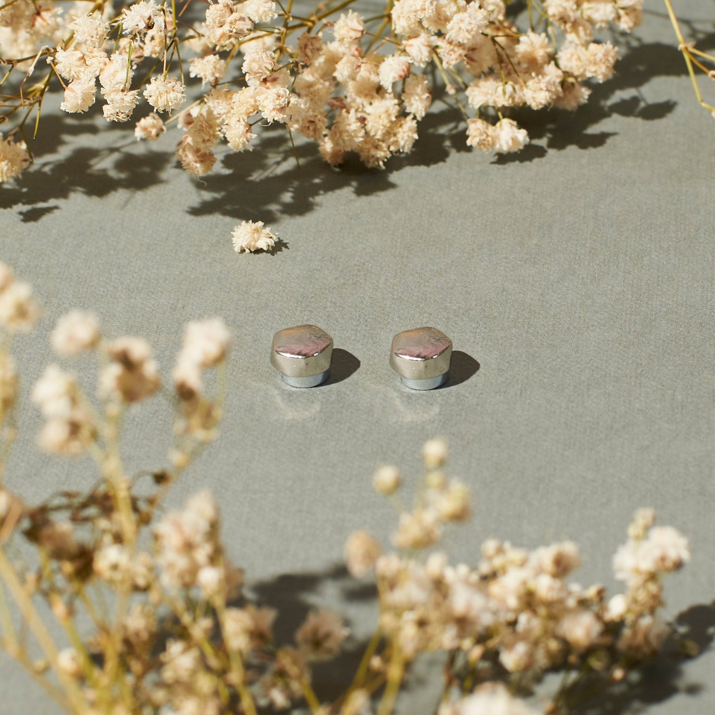 Aaron Silver Studs | Salty