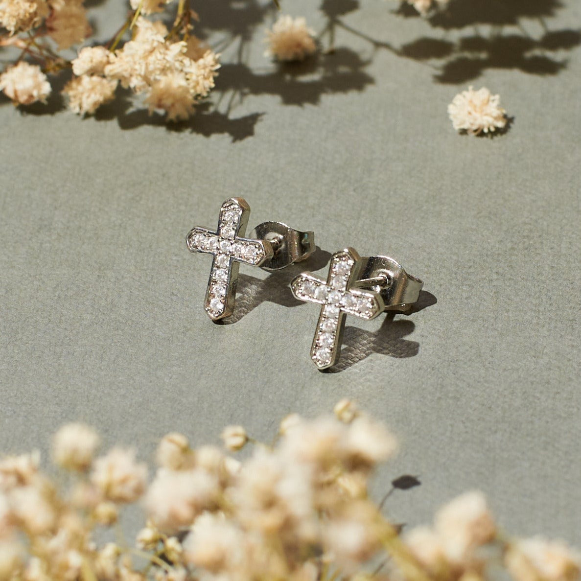 Messiah's Cross Studs | Salty