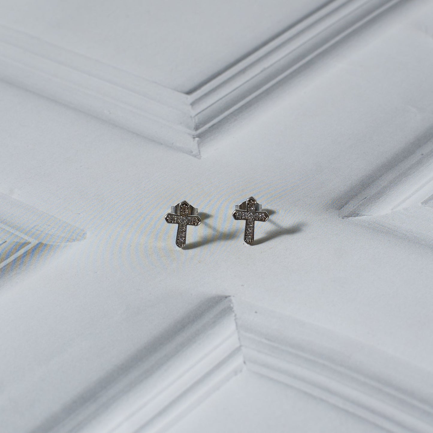 Messiah's Cross Studs | Salty