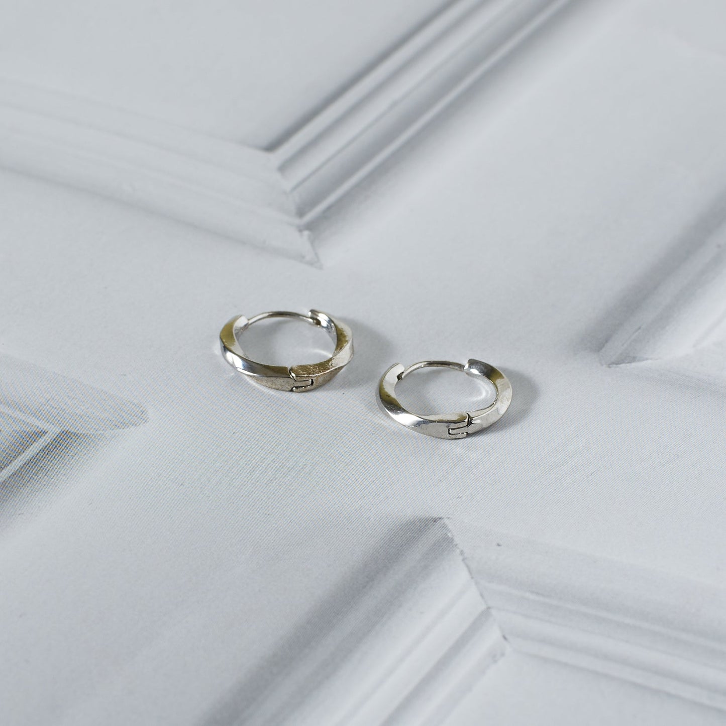 Rock On Silver Hoops | Salty