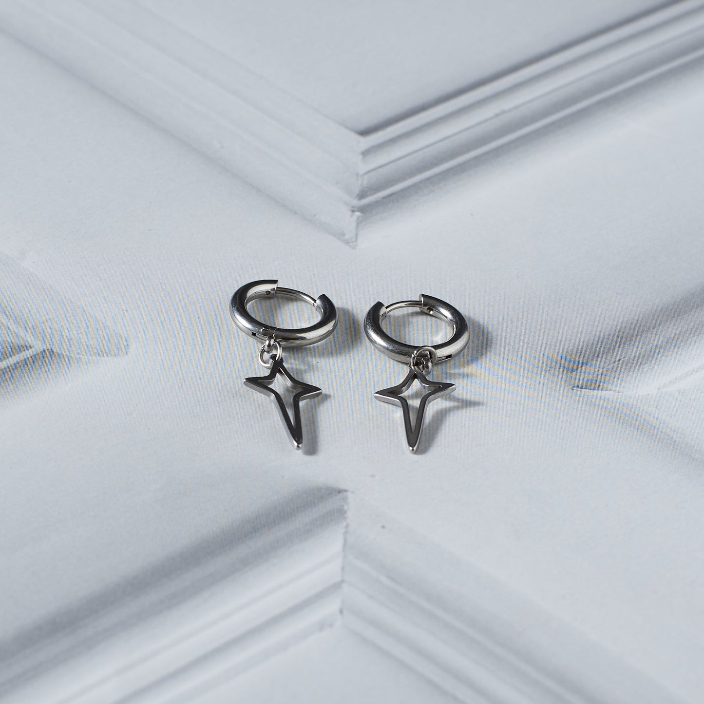 Silver Stardust Earrings | Salty