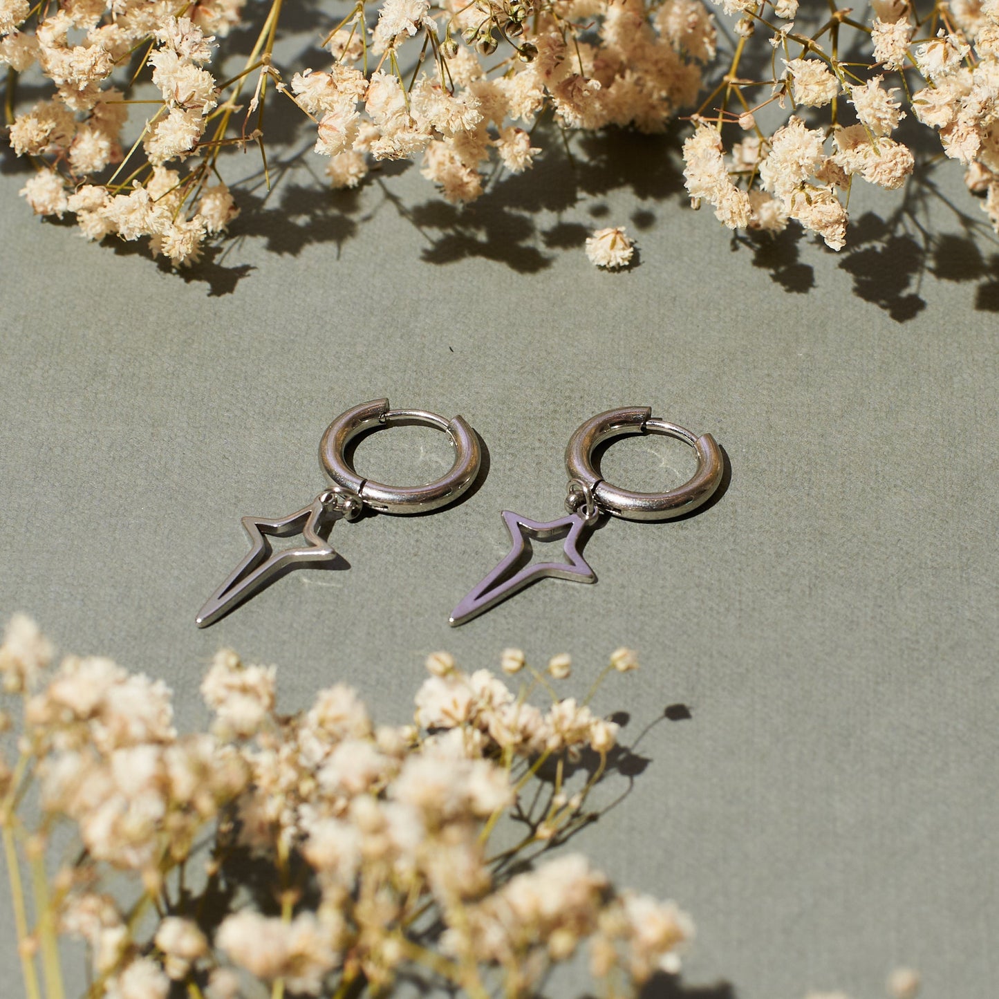 Silver Stardust Earrings | Salty