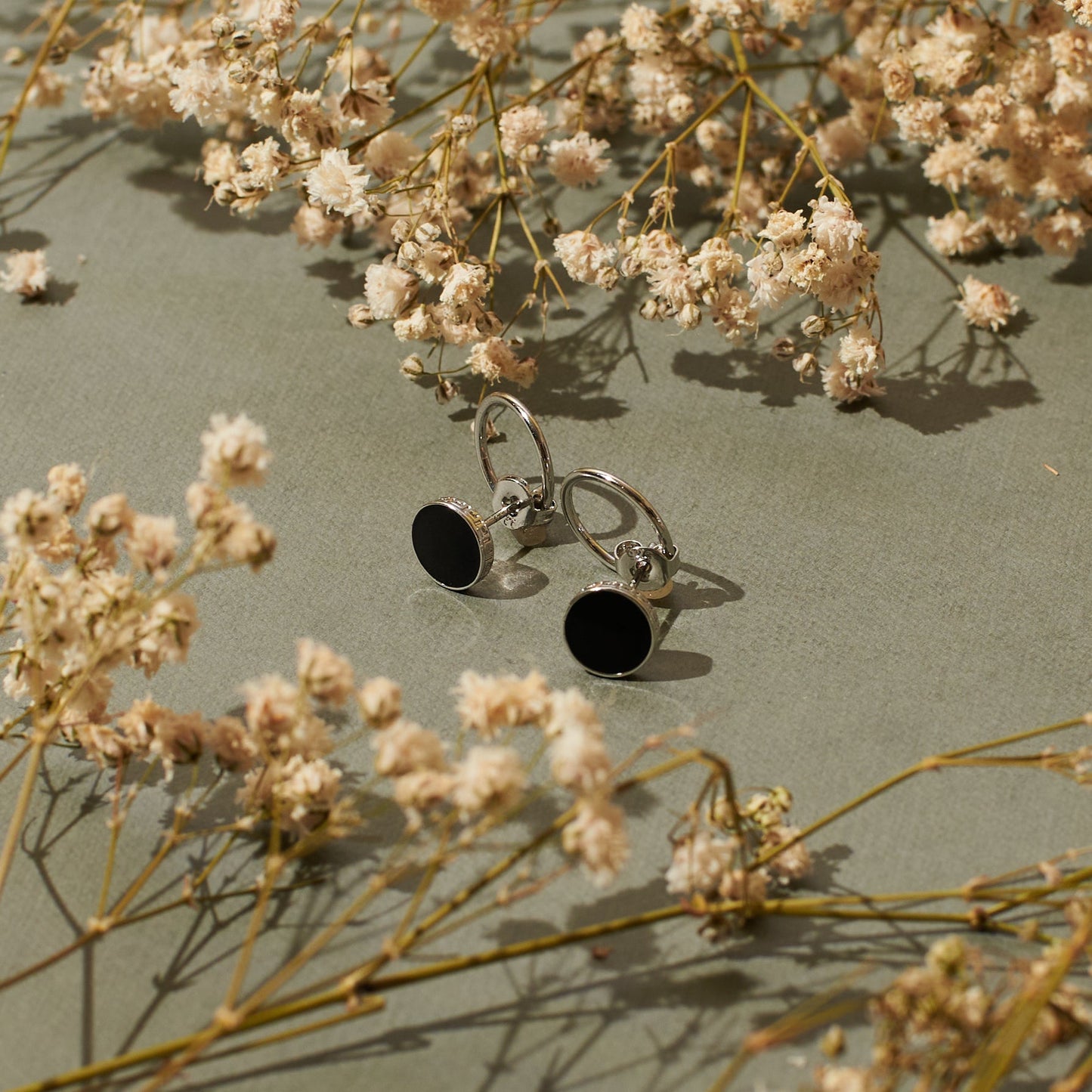 Modern Style Black Hoops | Salty