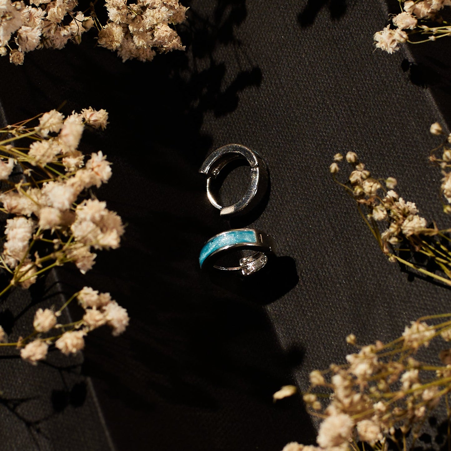 Sky Silver Hoop | Salty