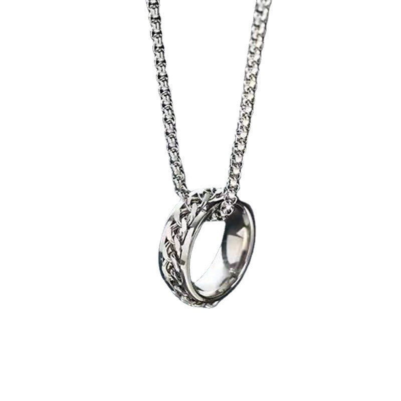 Silver Infinity Ring Chain | Salty