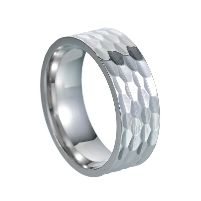 Silver Textured Band | Salty