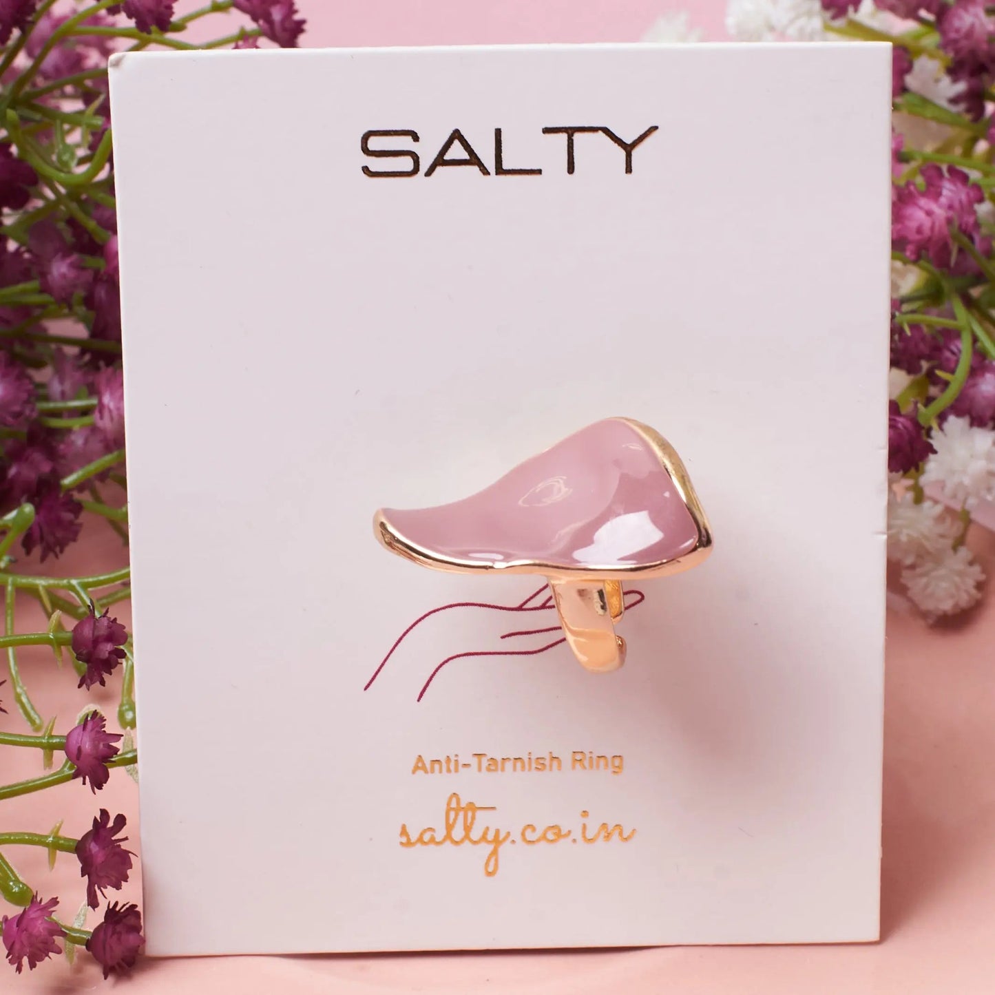 Magic Mauve Gold Ring | Salty