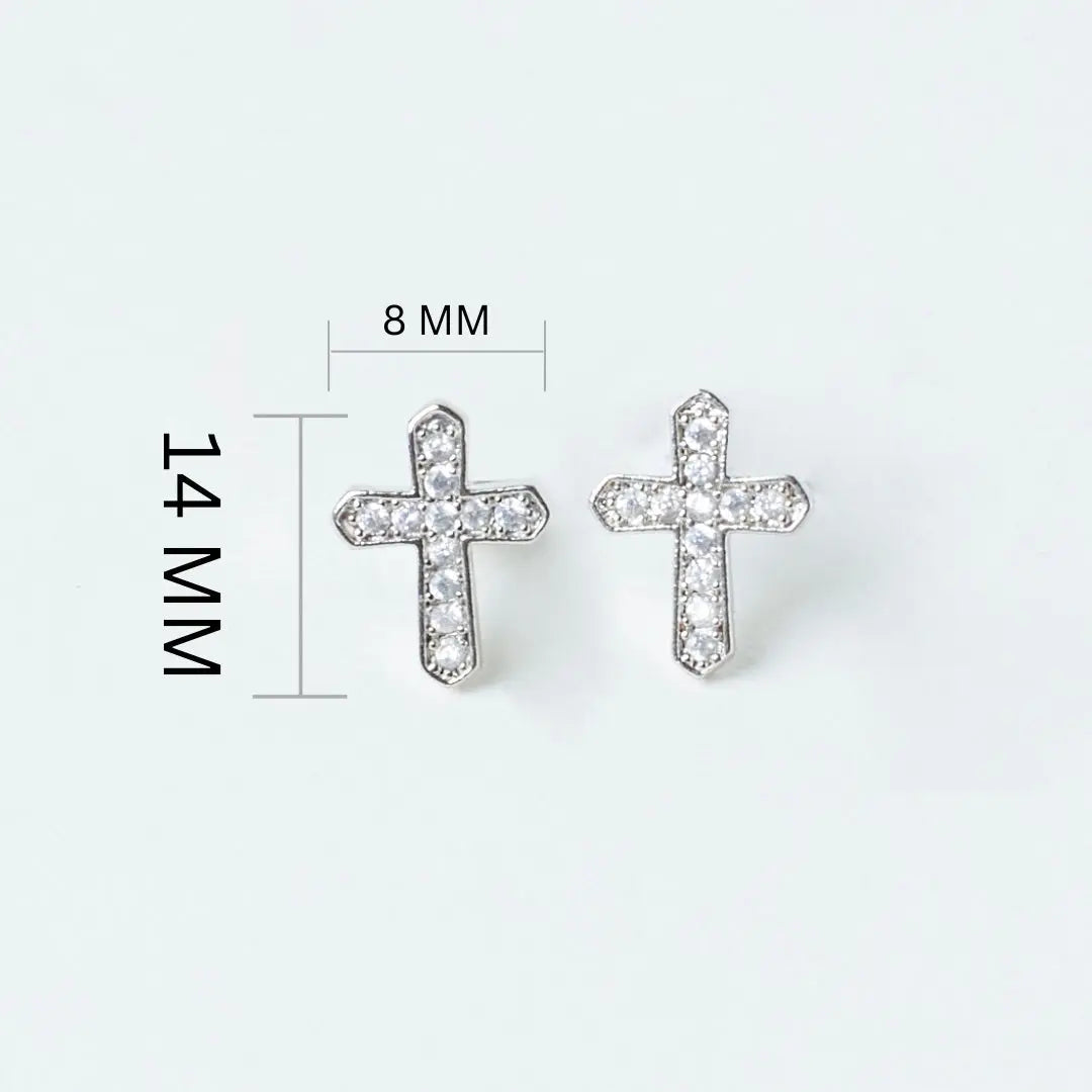 Messiah's Cross Studs | Salty