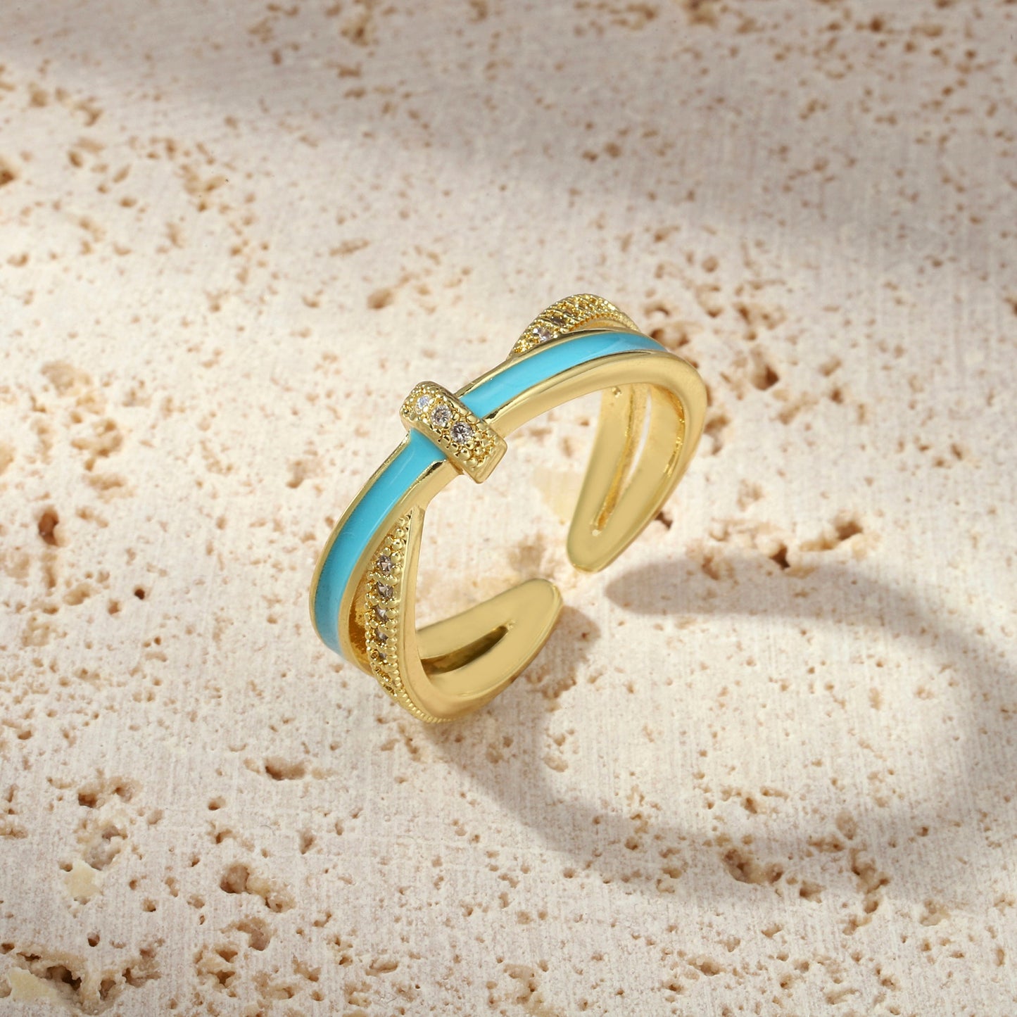 Midnight Knot Ring