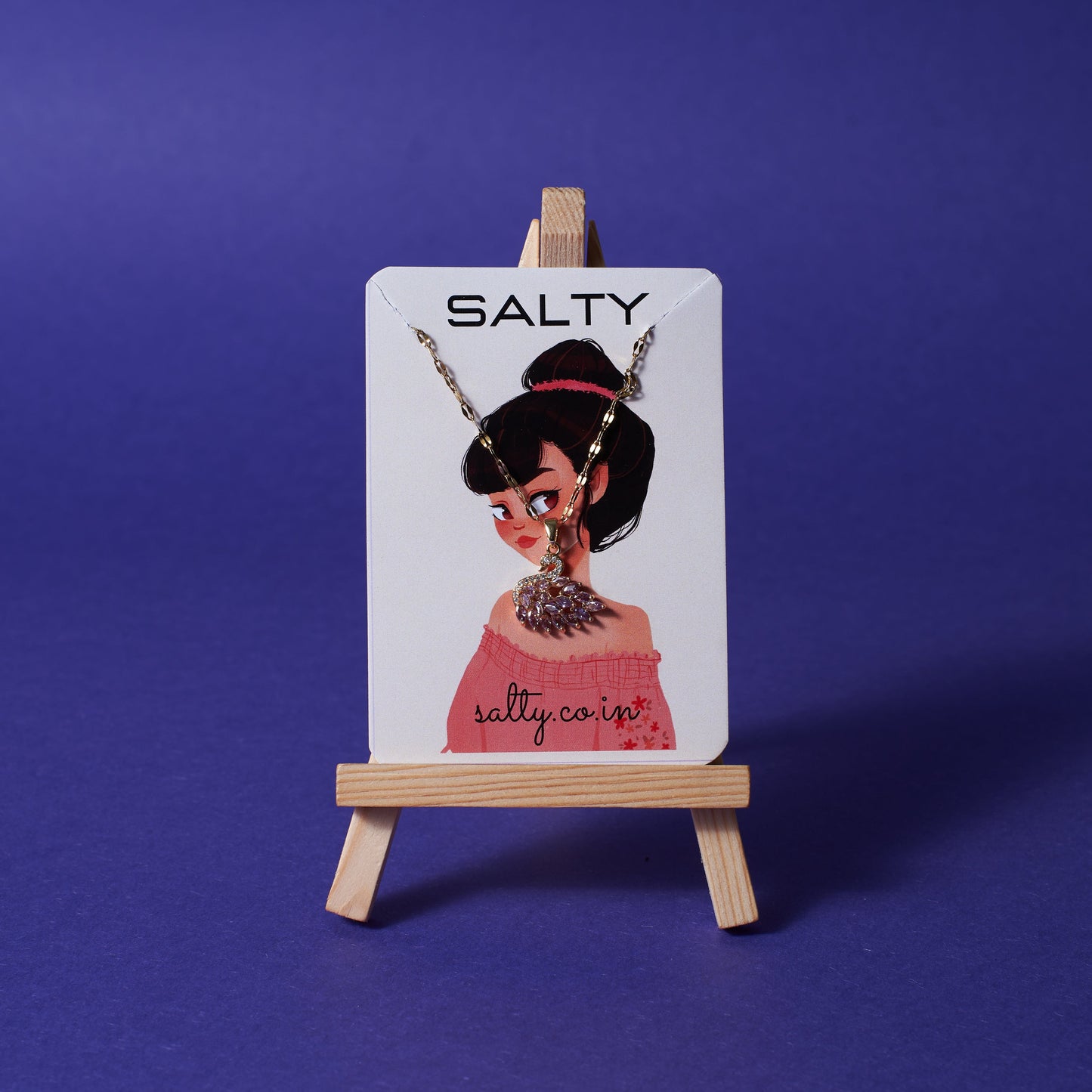 Millenia Dancing Swan Necklace Salty