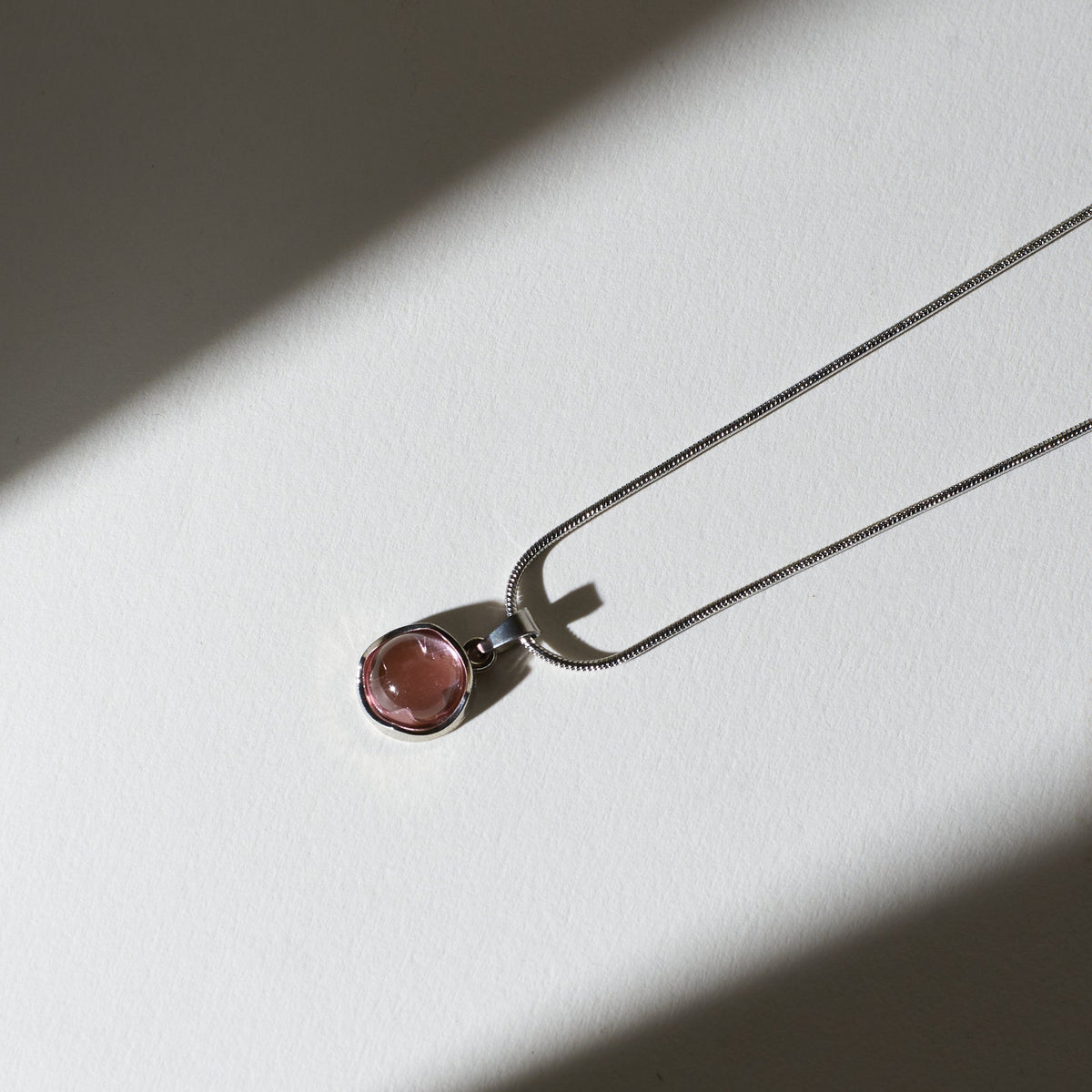 Moon Stone Healing Silver Chain Salty Alpha