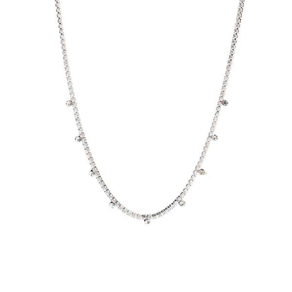 Elegant Beam Silver Necklace
