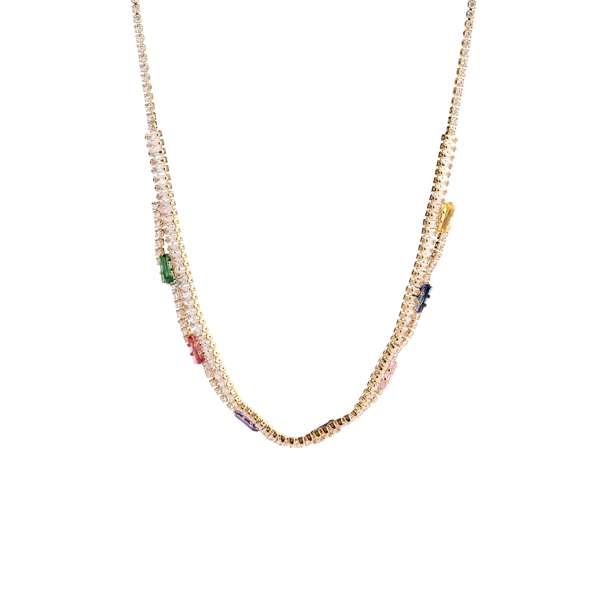 Gleaming Diamond Necklace