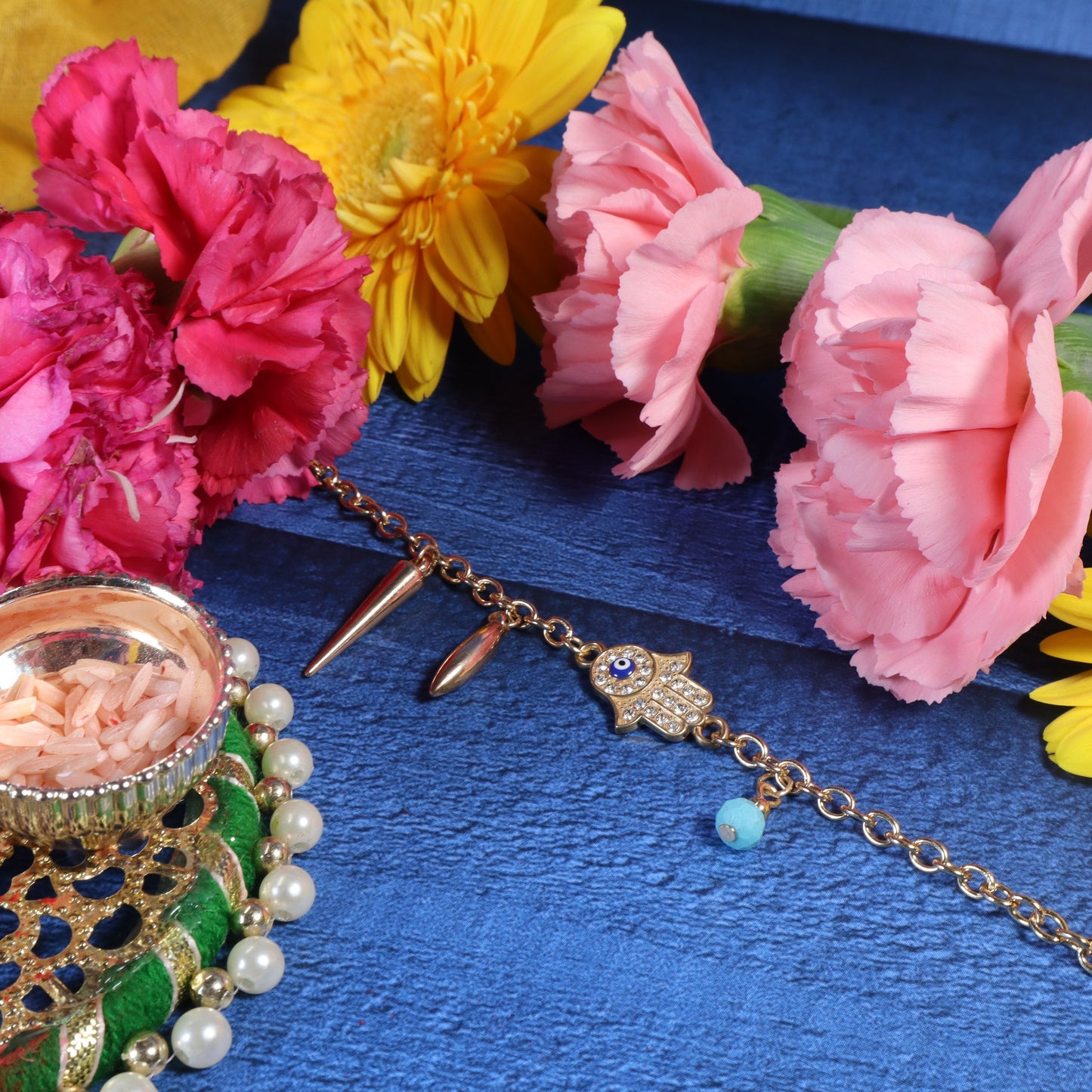 No Evil Tassel Hamsa Bracelet Salty
