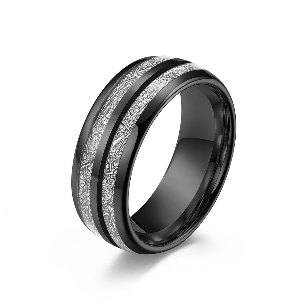 Black Engraved Minimal Band | Salty