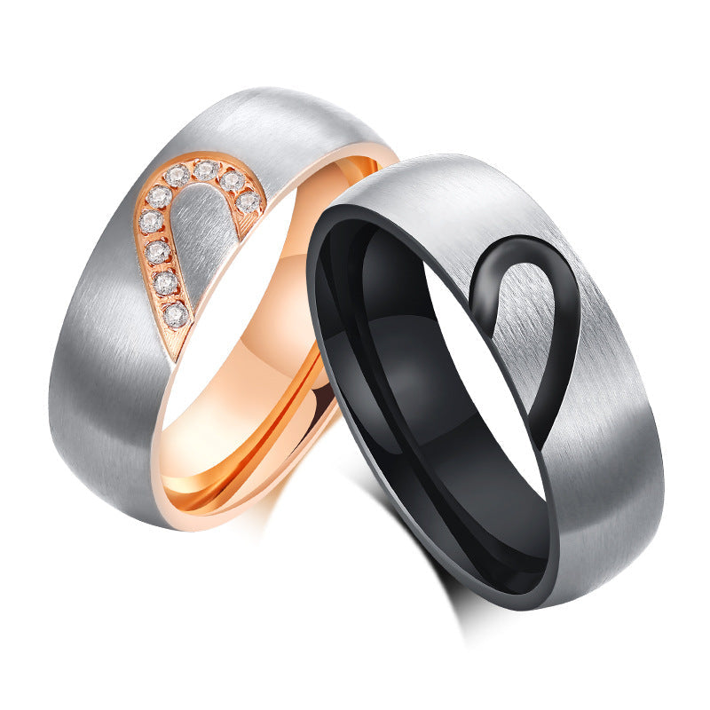 Heart-To-Heart Couple Ring (Set Of 2) | Salty