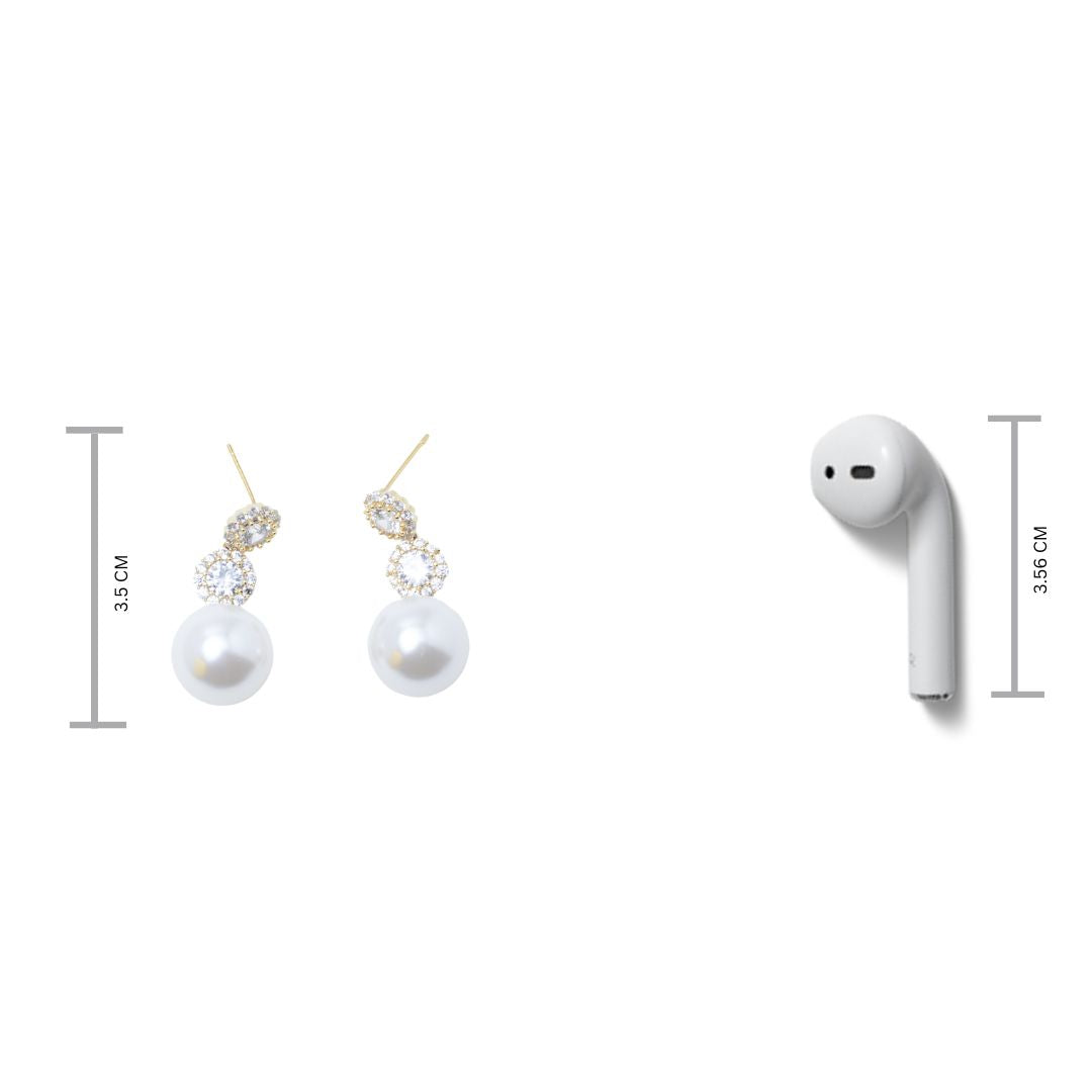 Oyster Pearl Tassel Earring Salty