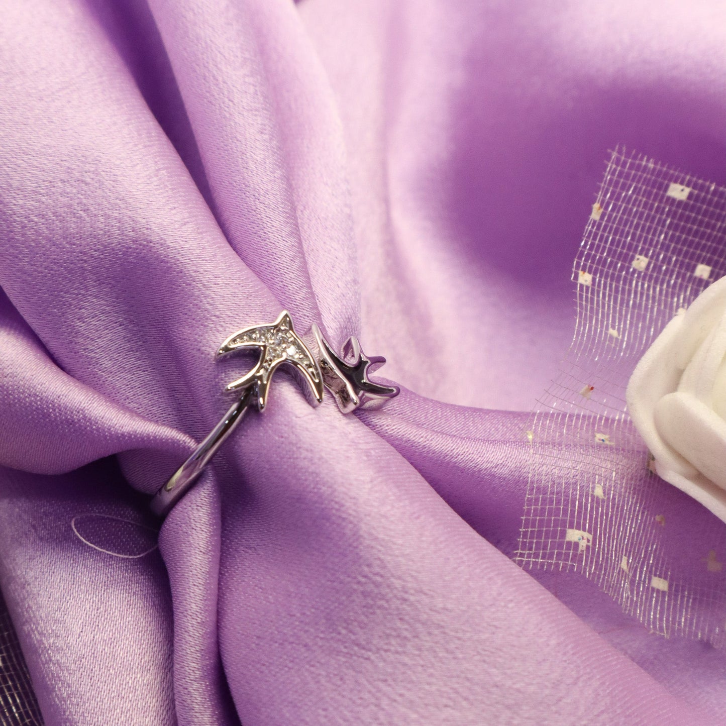 Pakhi Silver Ring