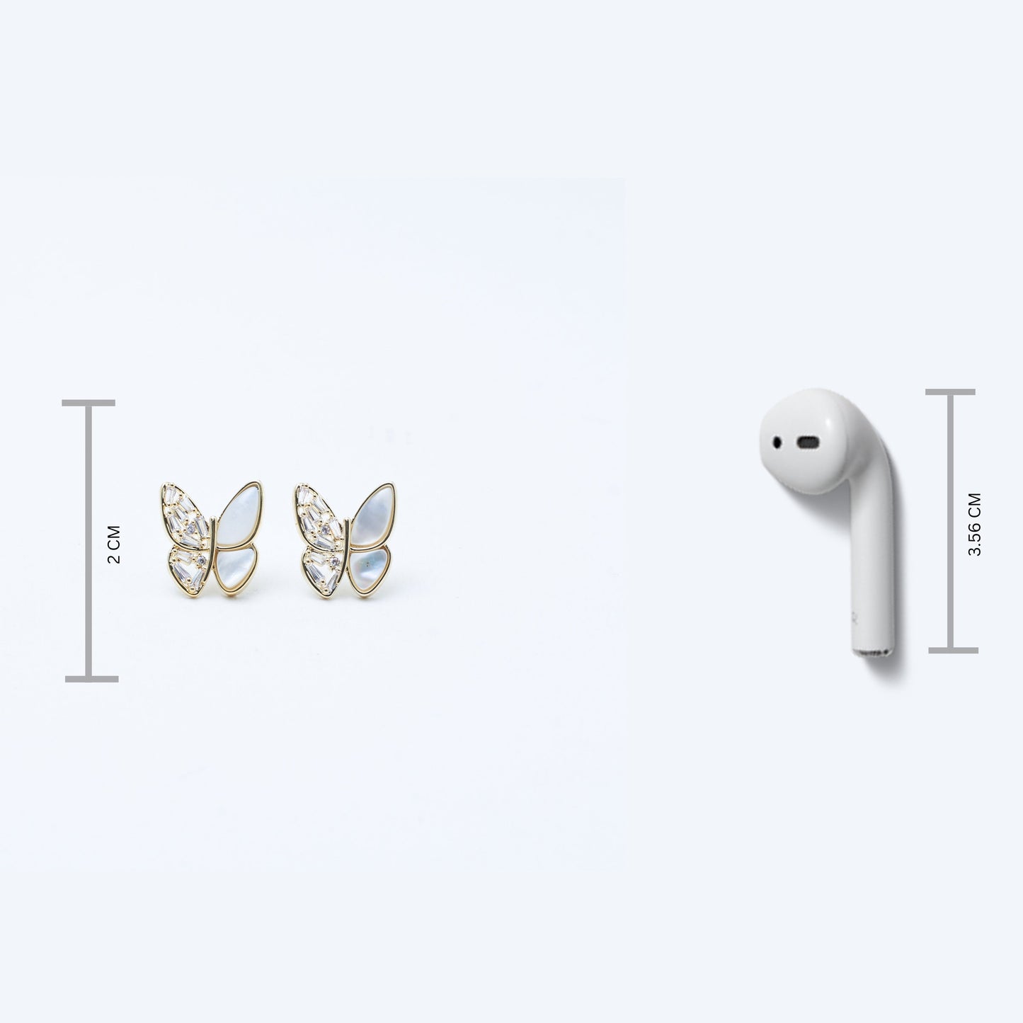 Papillon Splendor Studs Salty