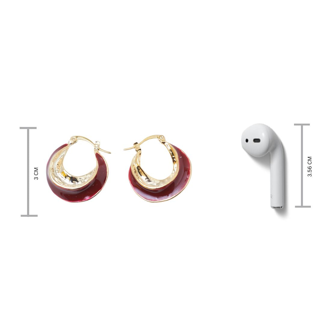 Party Chic Bell Hoops Salty