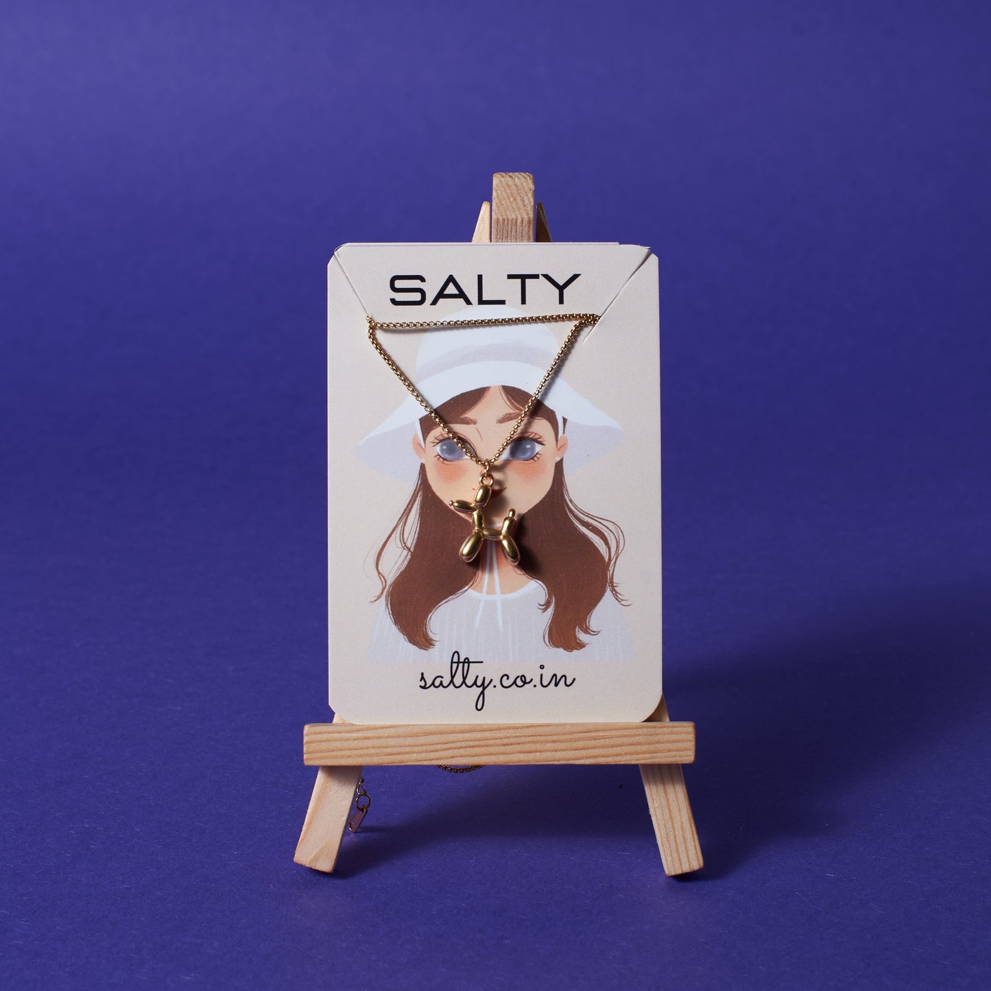 Pawfect Companion Necklace Salty