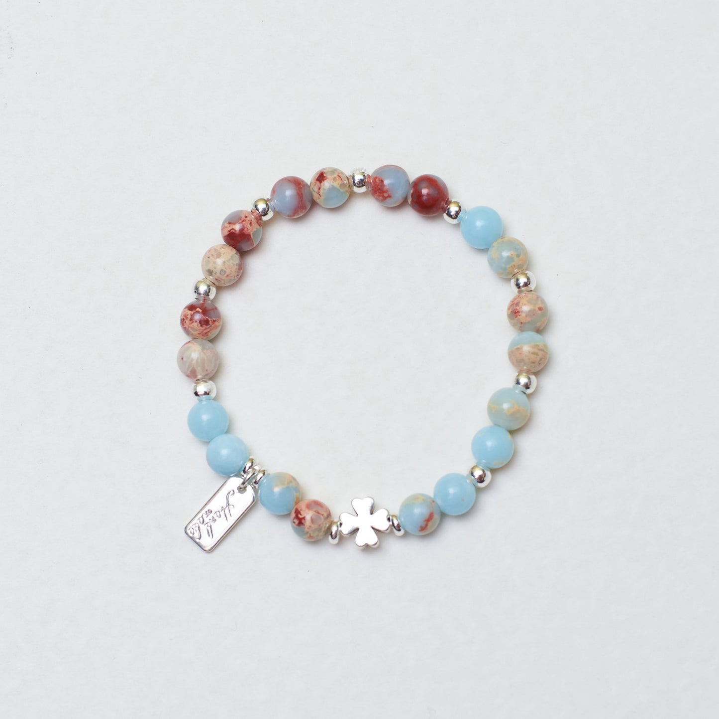Petal and Pebbles Beaded Band Salty