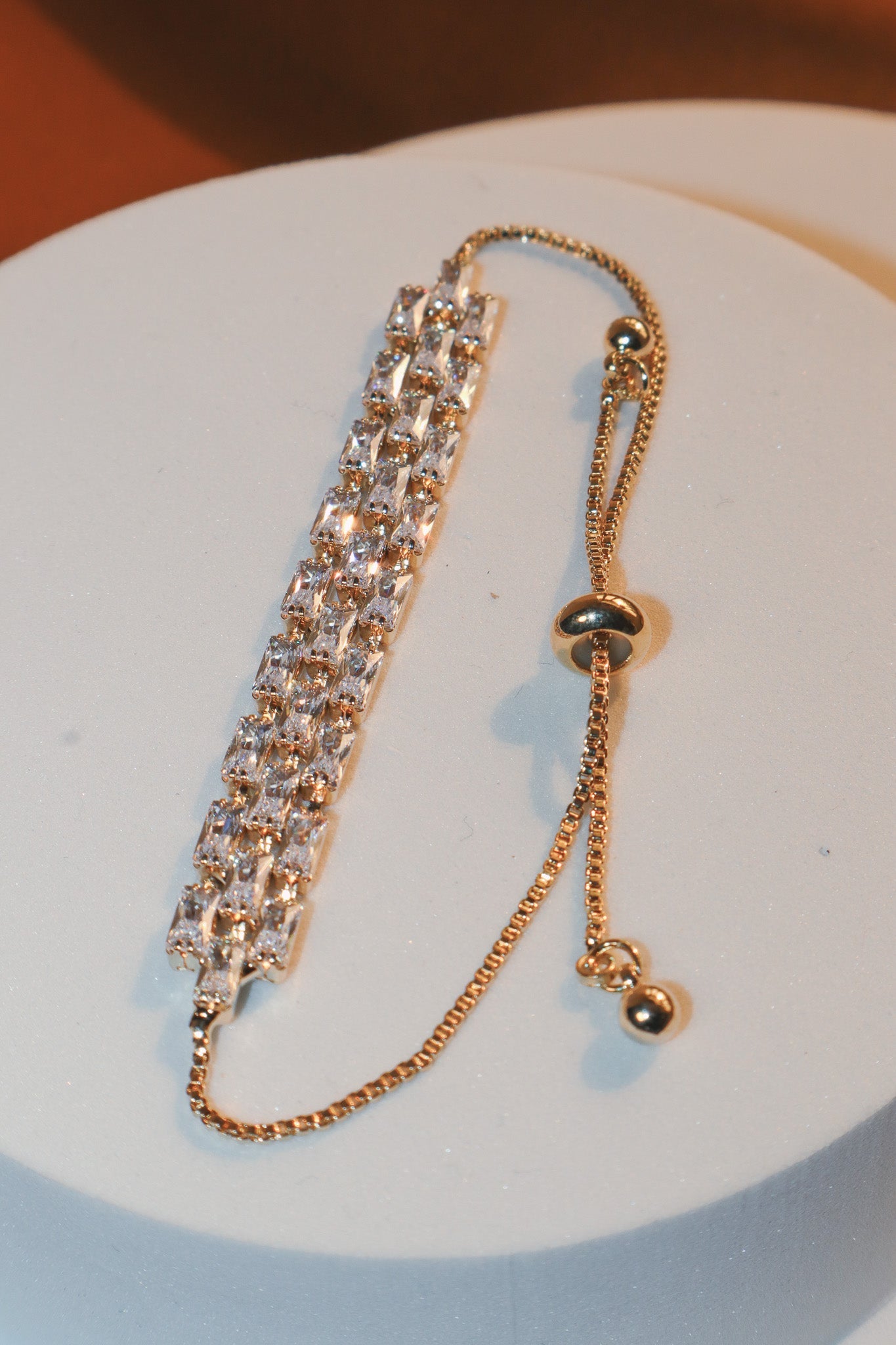 Plum Diamond Bracelet