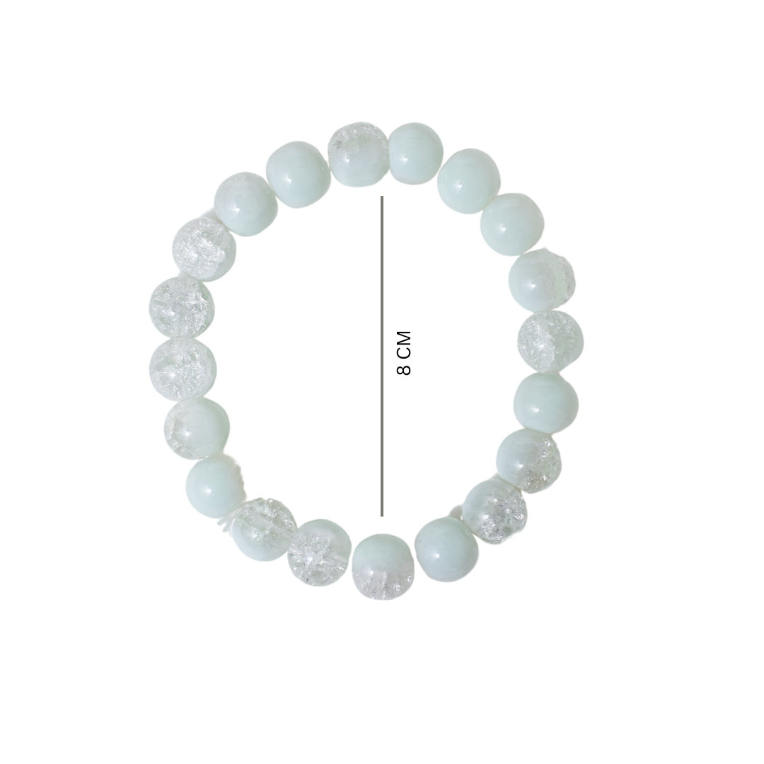 Precious Blue Stone Beaded Bracelet | Salty