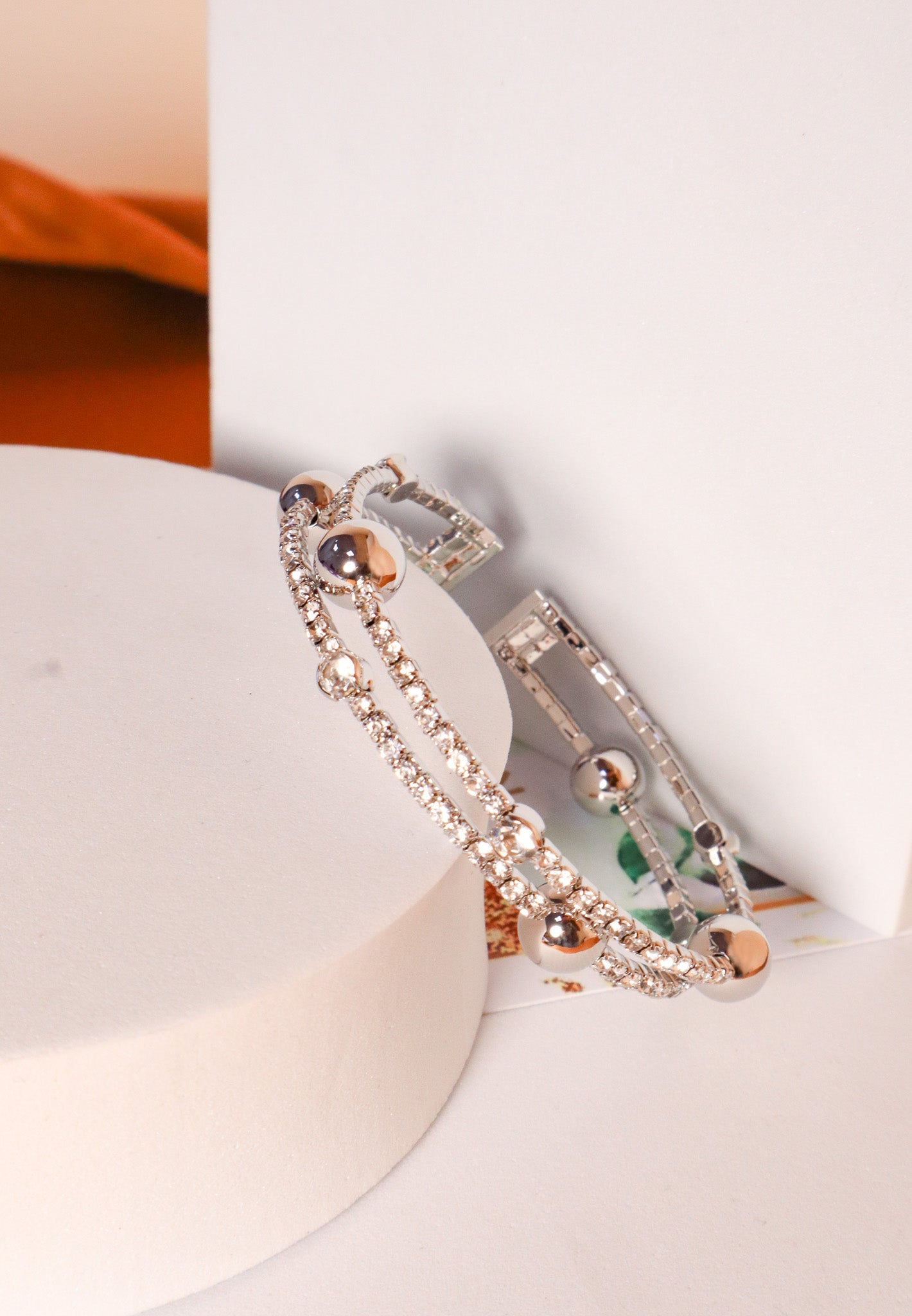 Pretty Silver Double Cuff