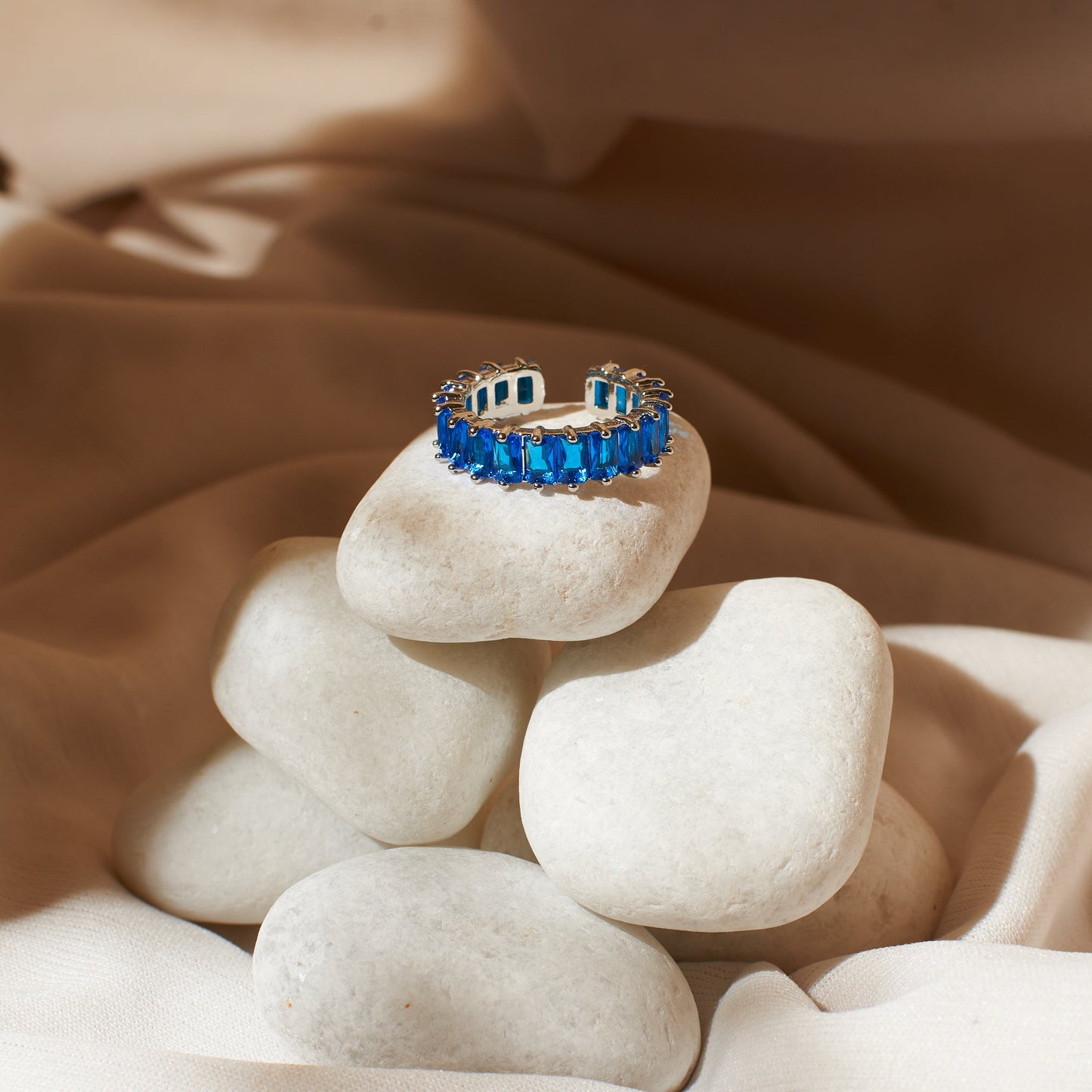 Dark Blue Tennis Ring Salty