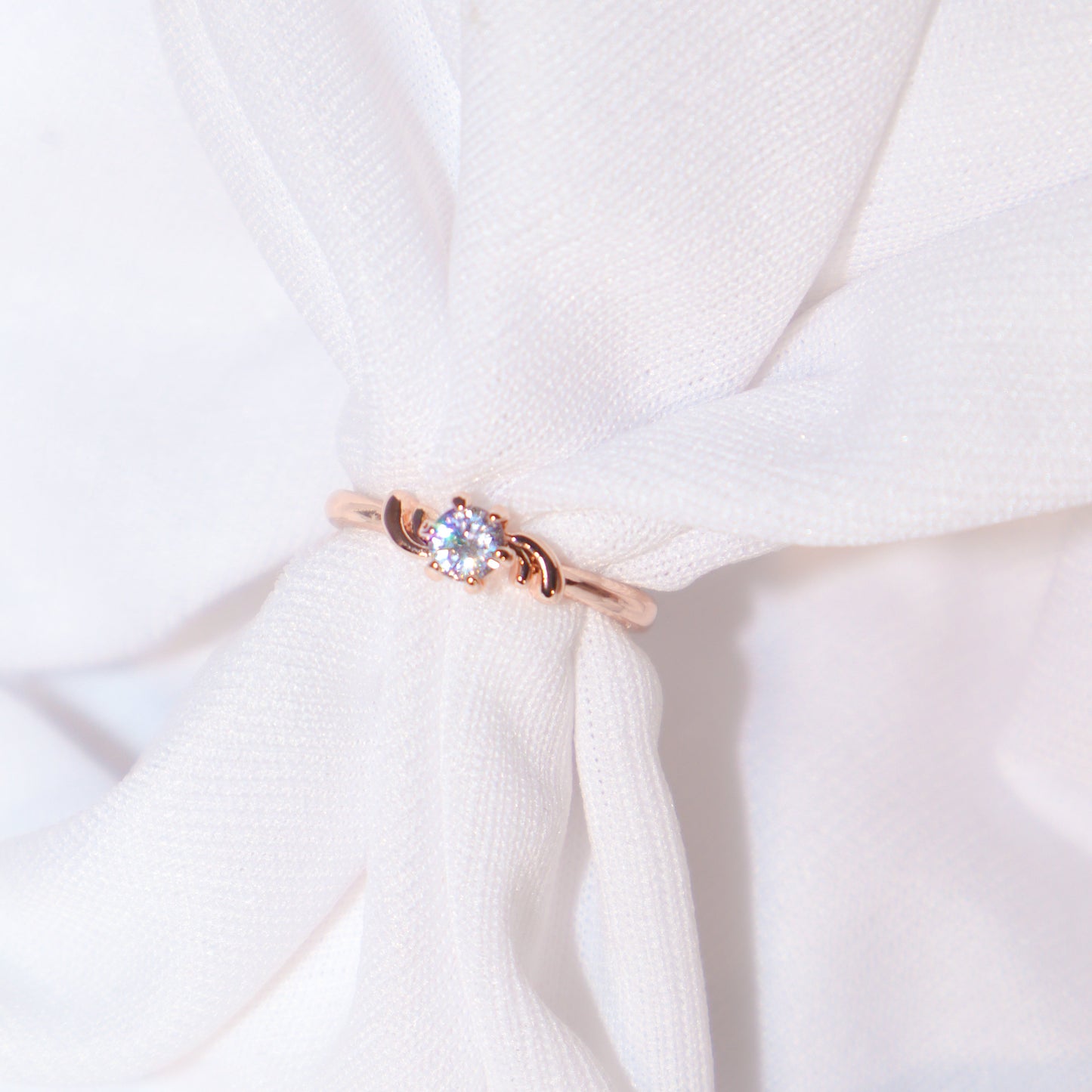 Twisted Diamond Ring