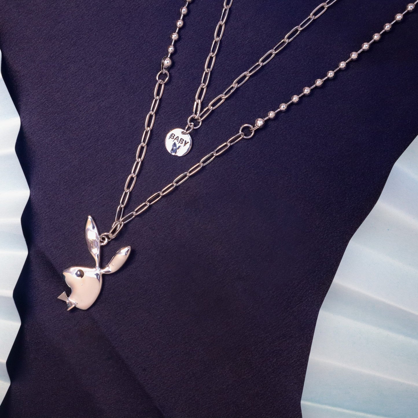 Rabbit Double Layer Necklace