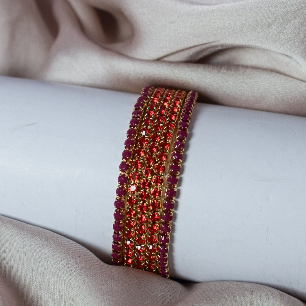 Red Ruby Affair Stackable Bands (Set of 5) Salty
