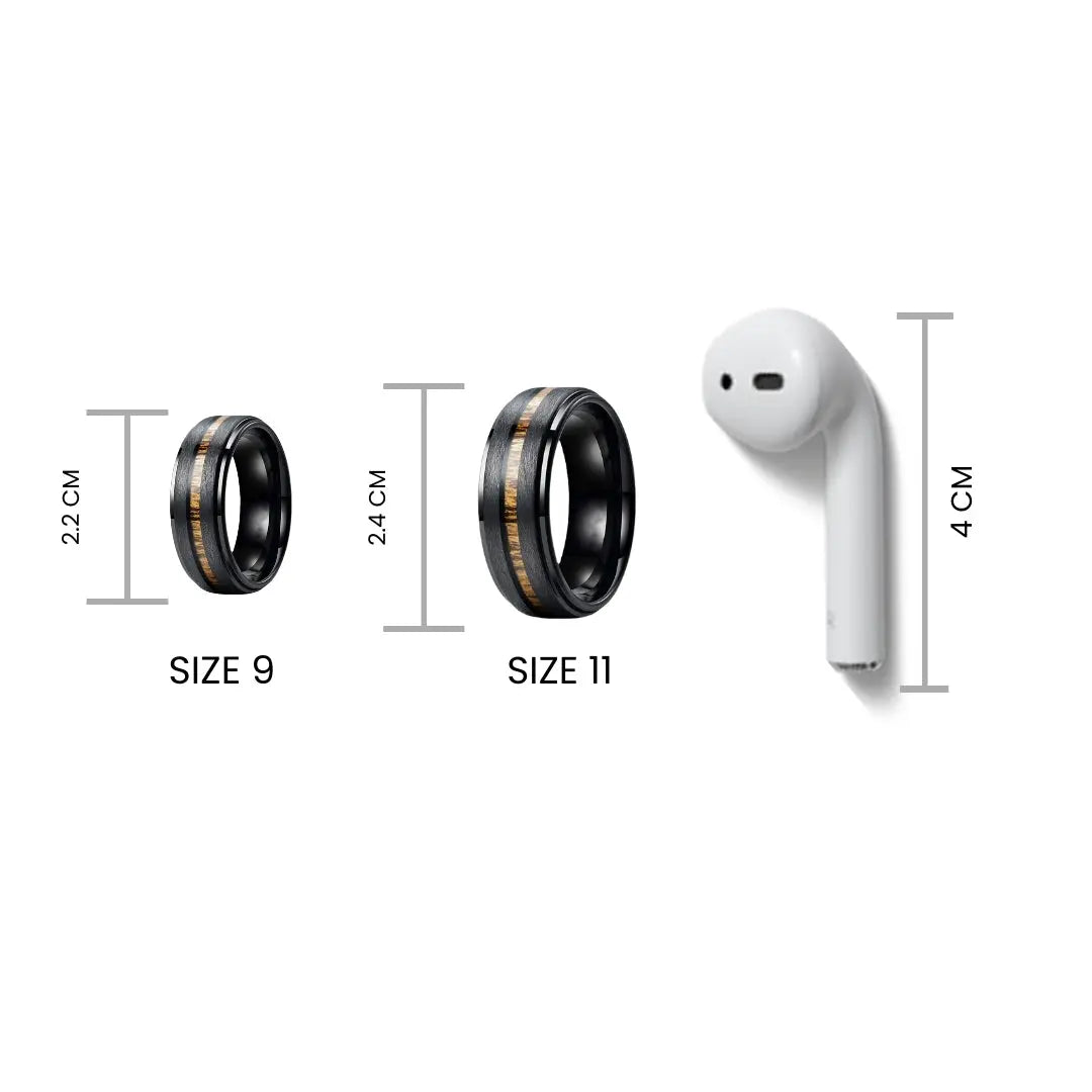 Retro Tungsten Ring | Salty