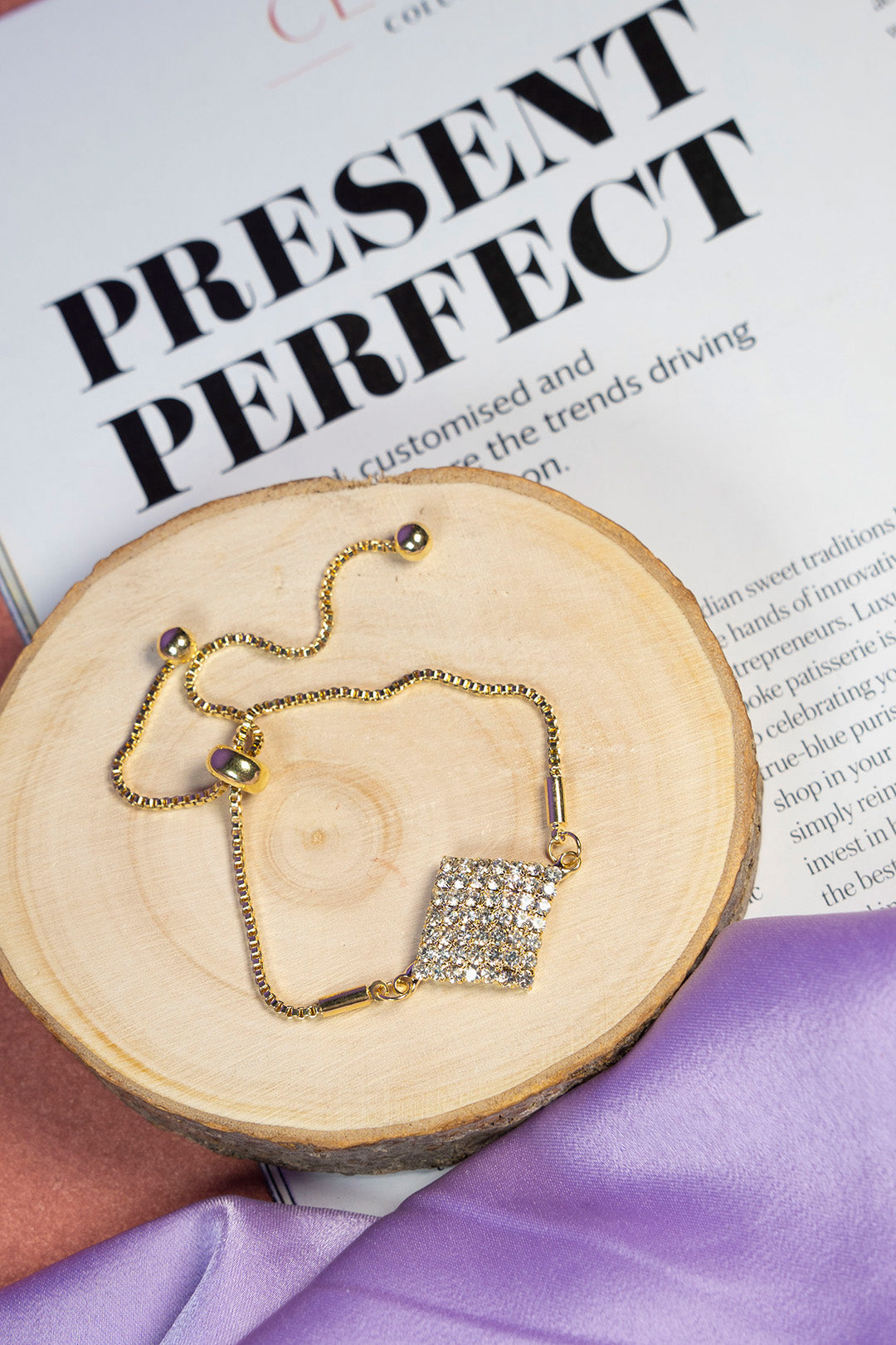Rhombus Gold Bracelet