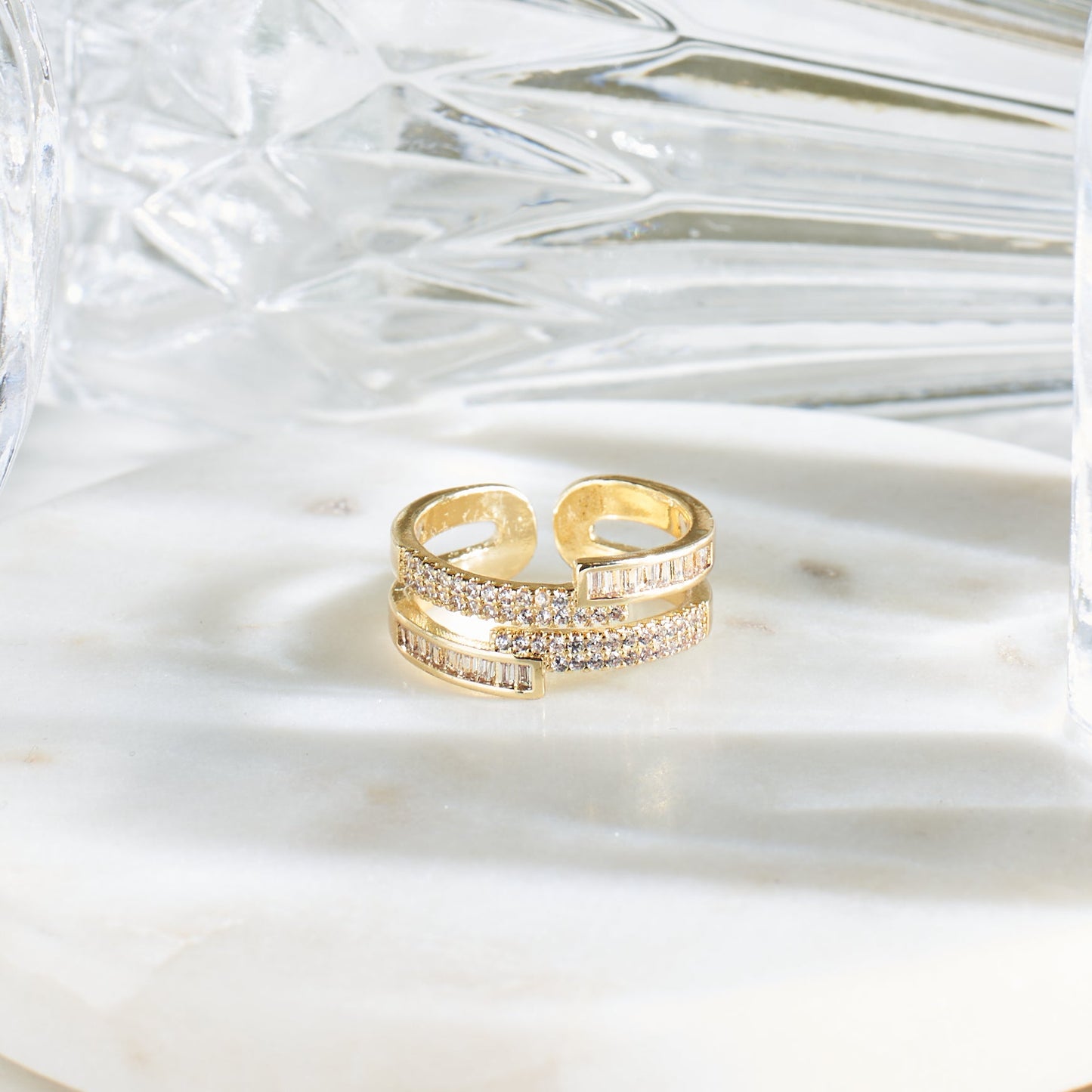 Rosalind Golden Chunky Band Salty