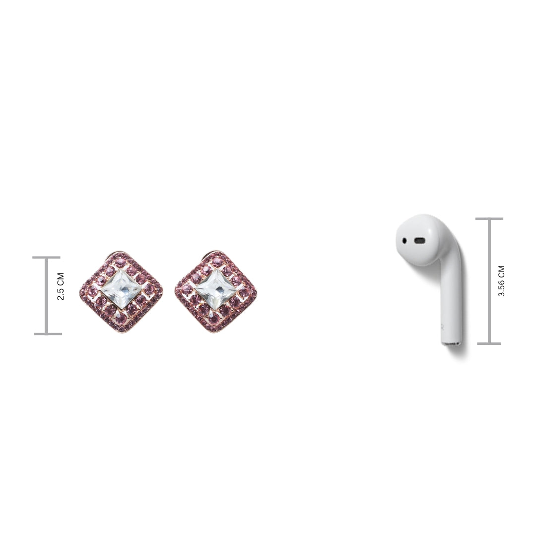 Rosette Radiance Studs Salty