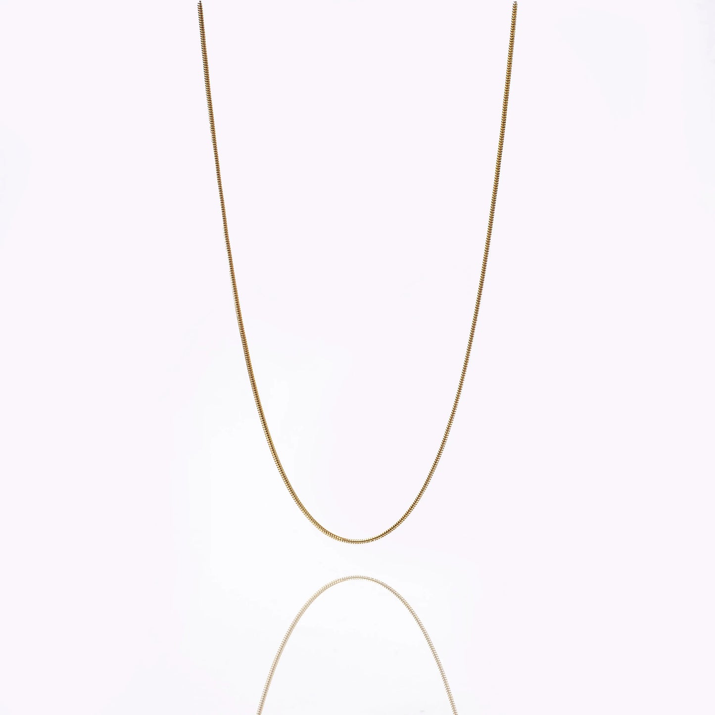 Round Snake Gold Chain | Salty