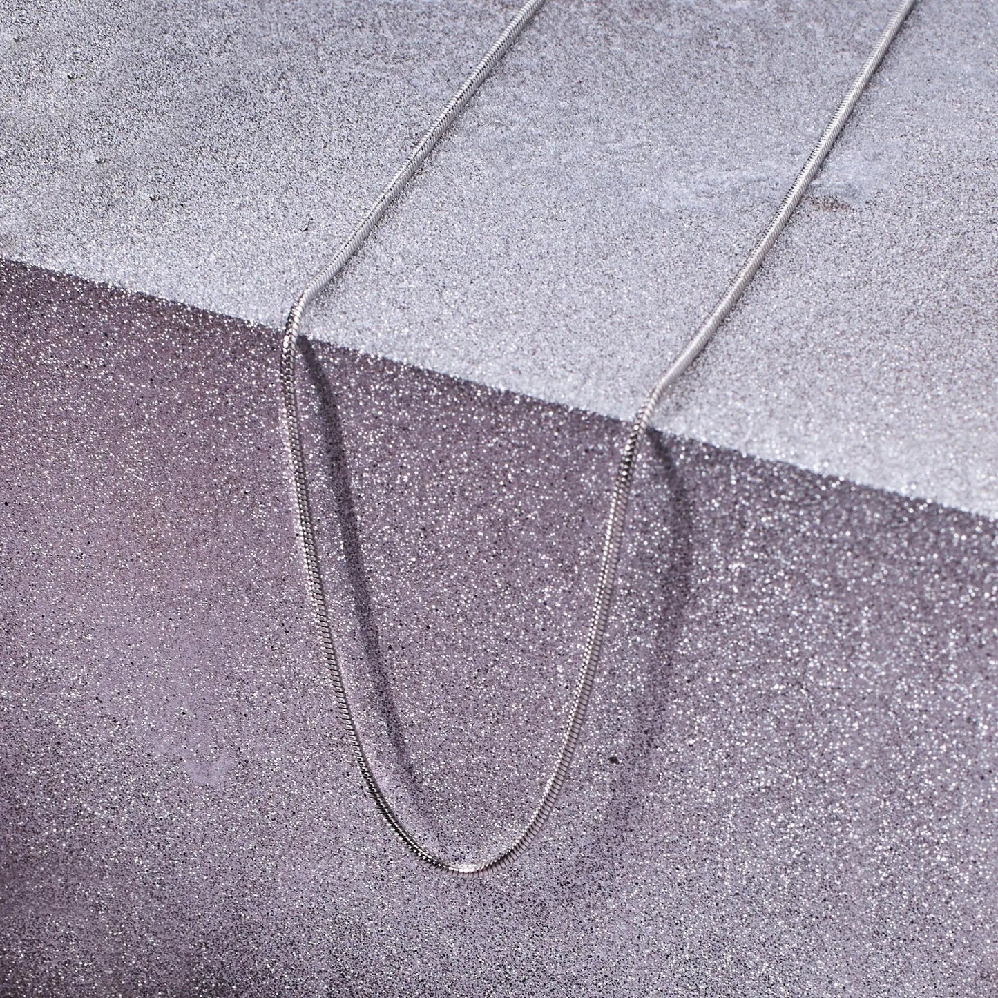 Round Snake Silver Chain | Salty