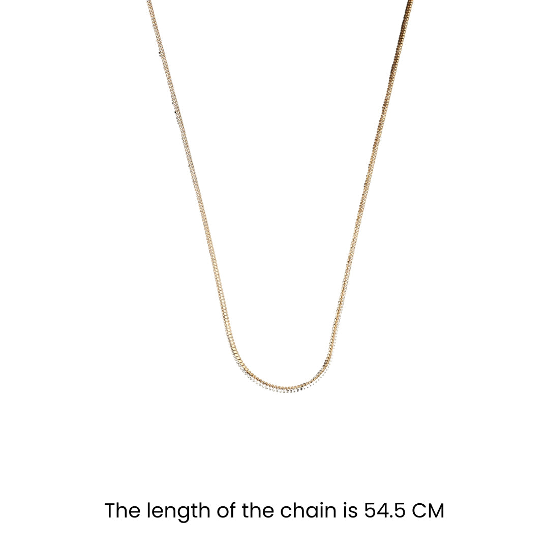 Round Snake Gold Chain