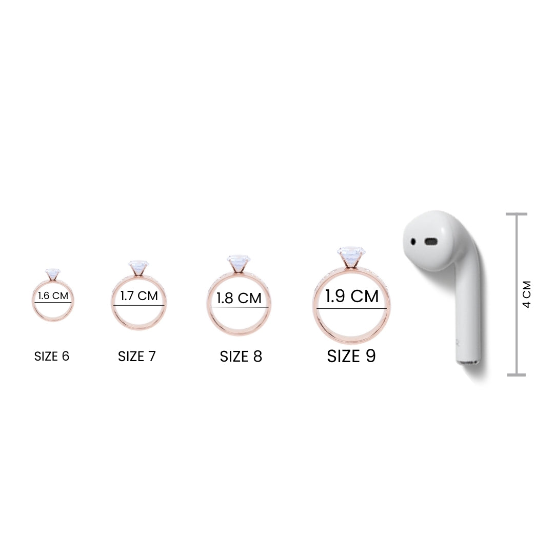 Celestia's Charm Rose Gold Ring