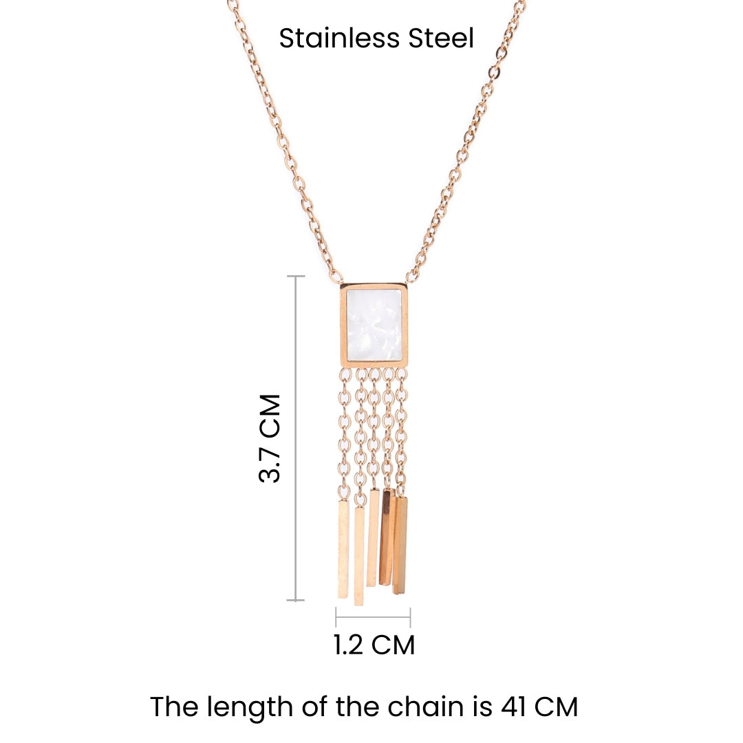 Quirky Chic Rose Gold Necklace