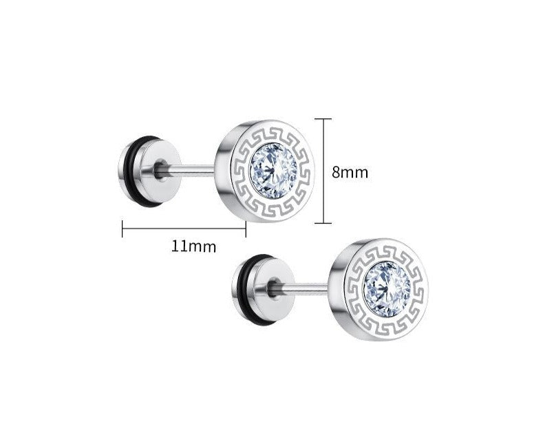Gentleman's Diamond Studs | Salty